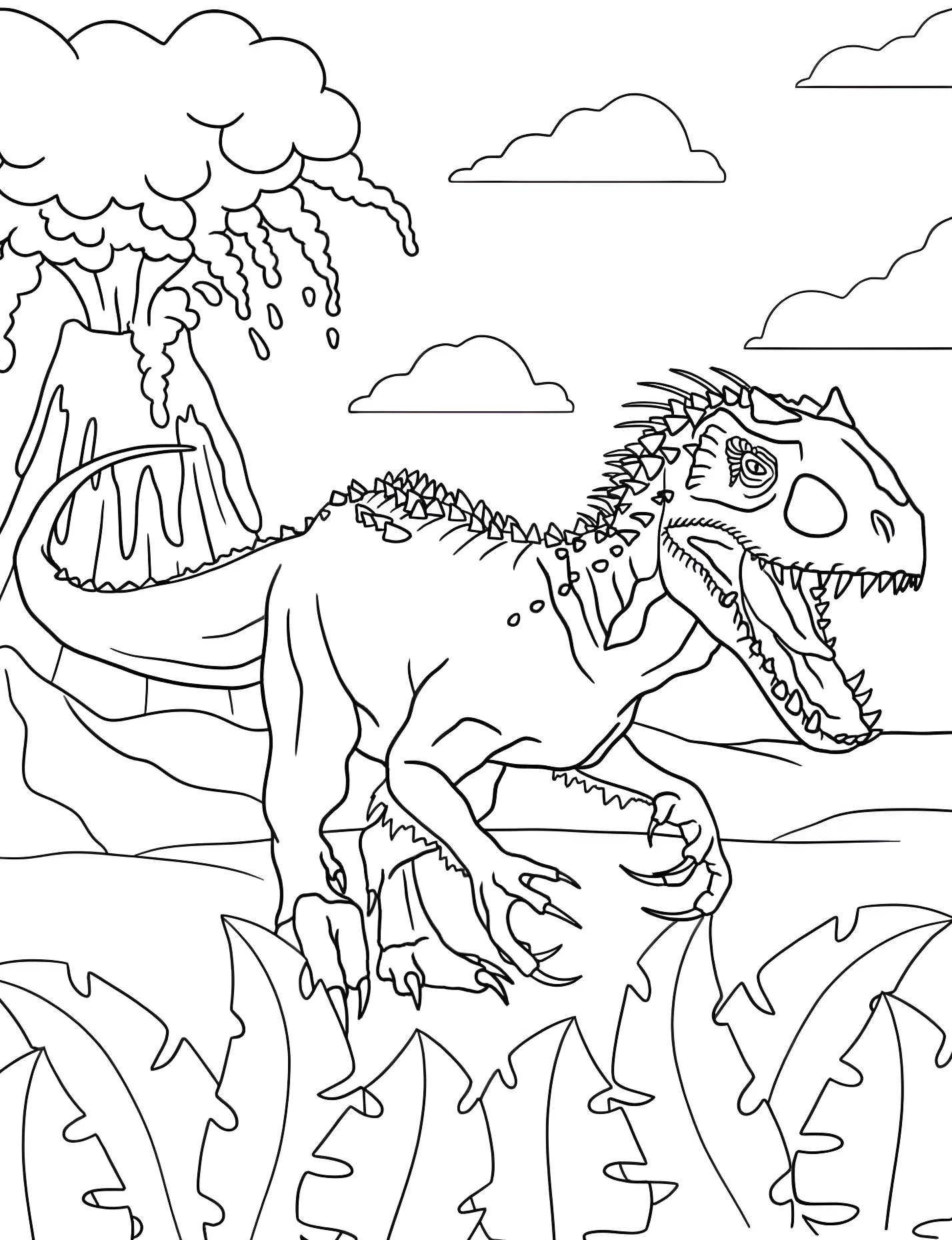 Динозавр Индоминус Рекс №21439. Динозавры. Парк юрского периода (Jurassic Park).