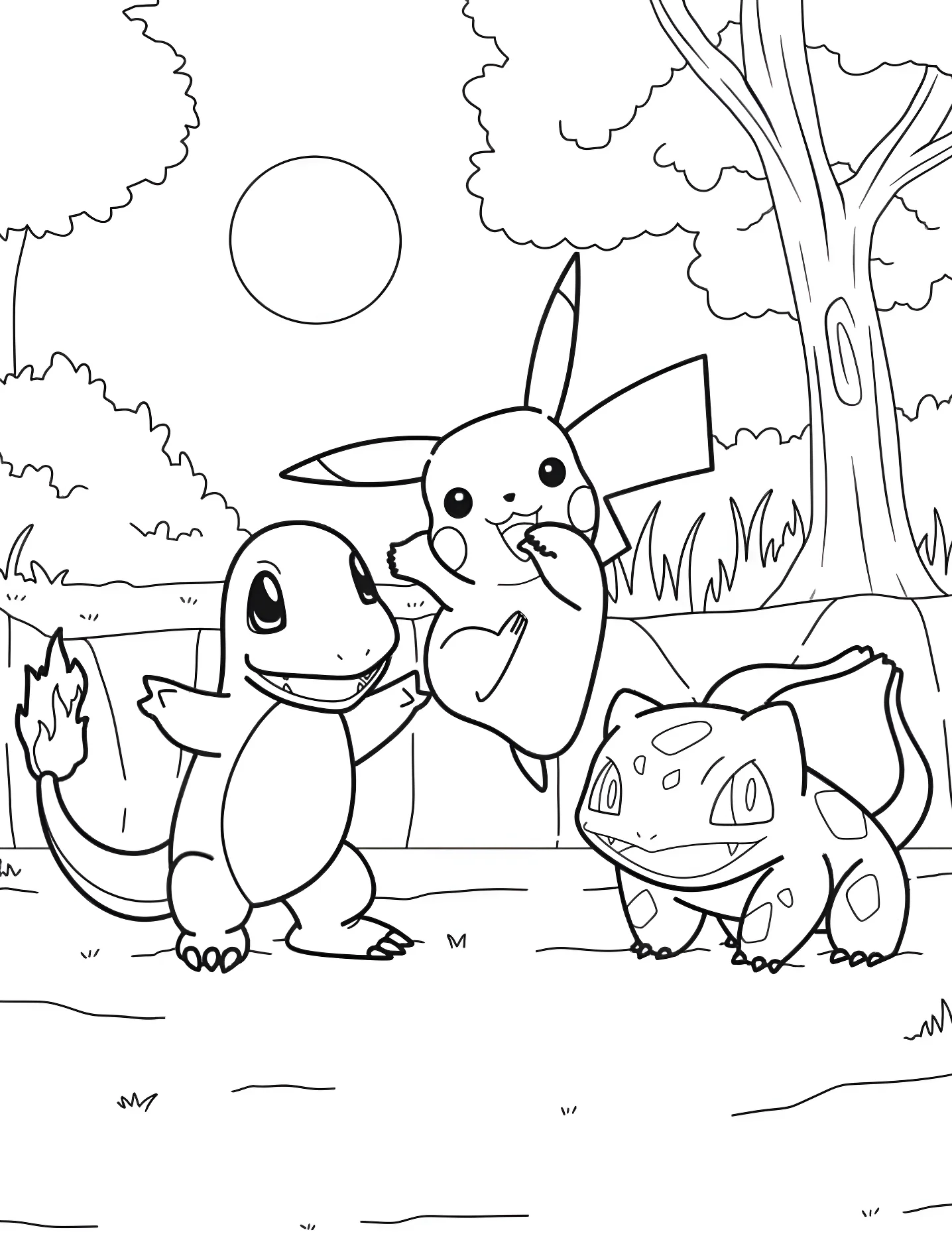 Милые покемоны №9497. Раскраски для девочек по категориям. Покемон (Pokemon).