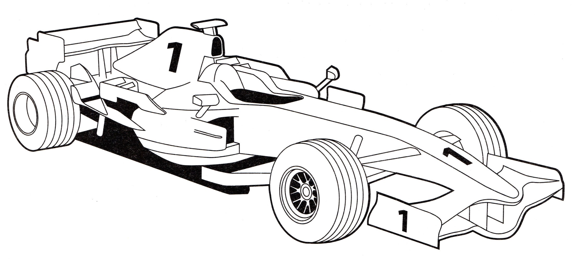 Ferrari F2008 №2065. Раскраски для мальчиков по категориям. Машины.