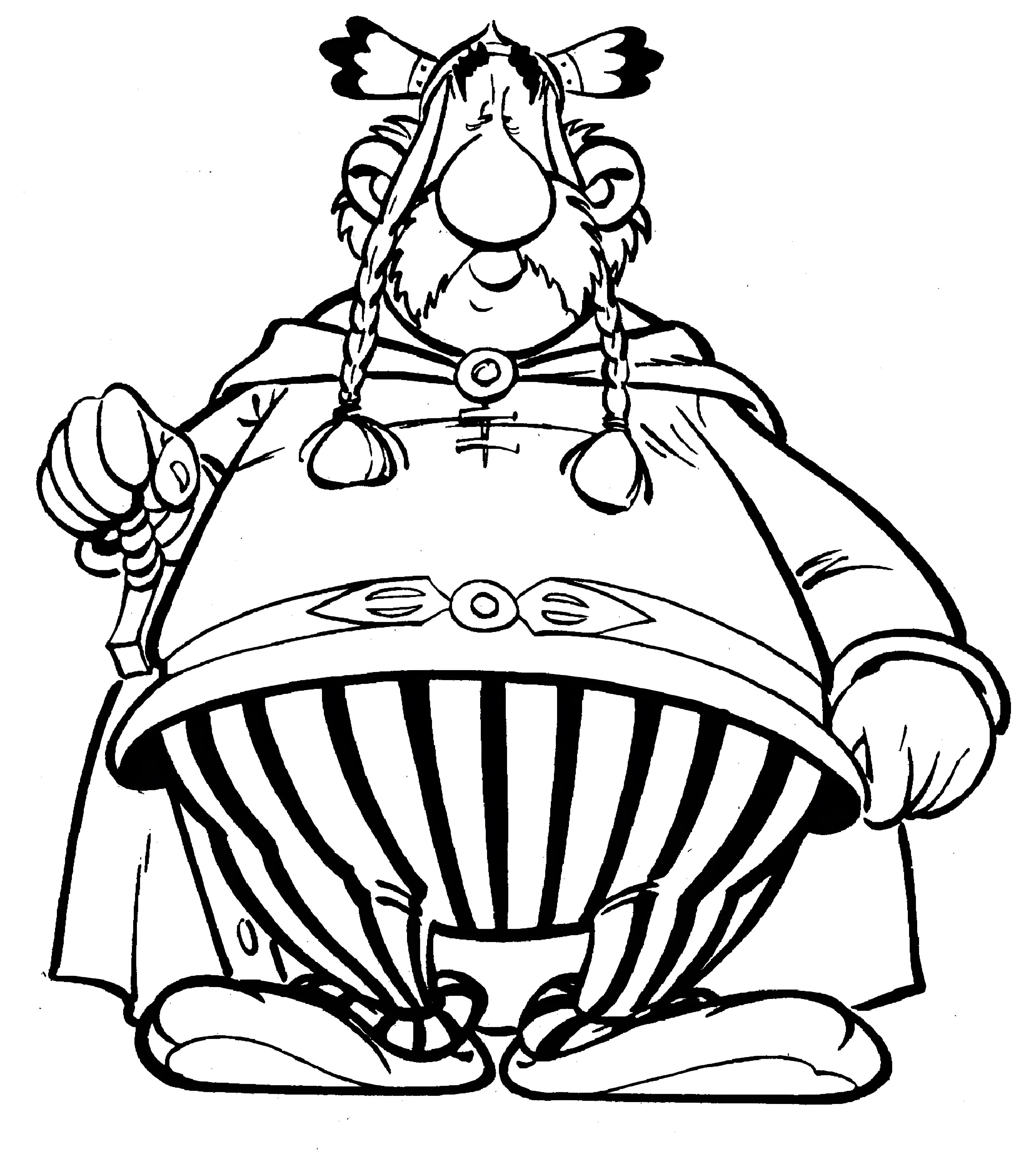 Вайталстатистикс №12919. Раскраски из мультиков. Астерикс и Обеликс.