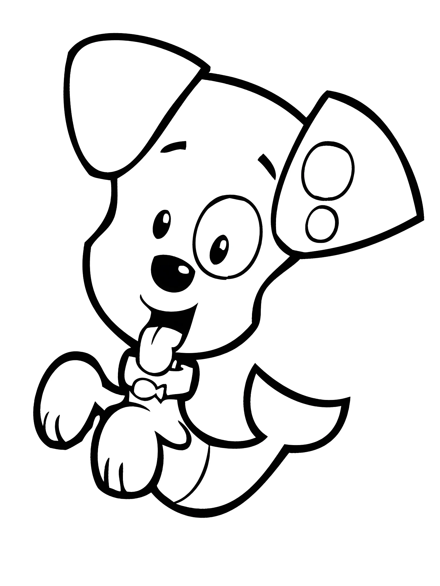 Гуппи и Пузырьки: щенок в воде, Щенок Пузырёк (Bubble Puppy №12135. Раскраски из мультиков. Гуппи и пузырьки.