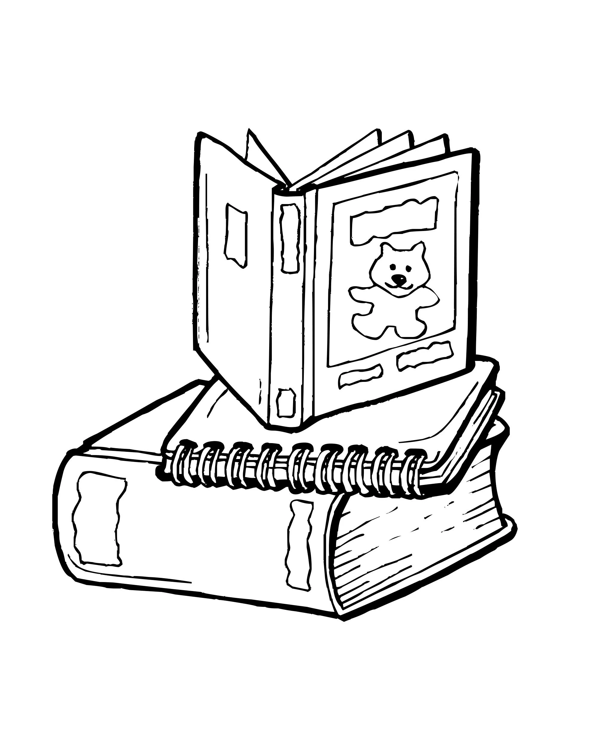 Книги и ученические принадлежности для детей №6539. Обучающие и развивающие раскраски для детского сада, для начальных классов. Школьные принадлежности.