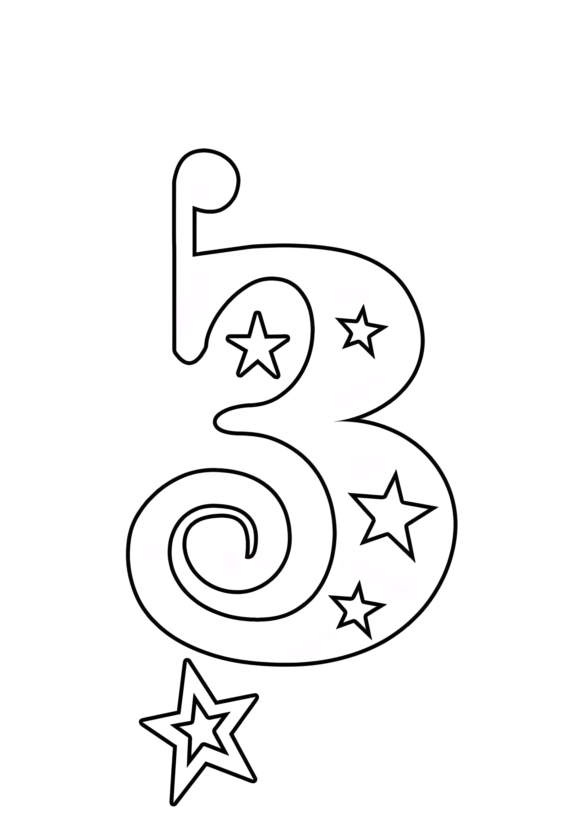 Буква з для раскрашивания №5928. Шаблоны и вытынанки. Цифры, вытынанки с цифрами.