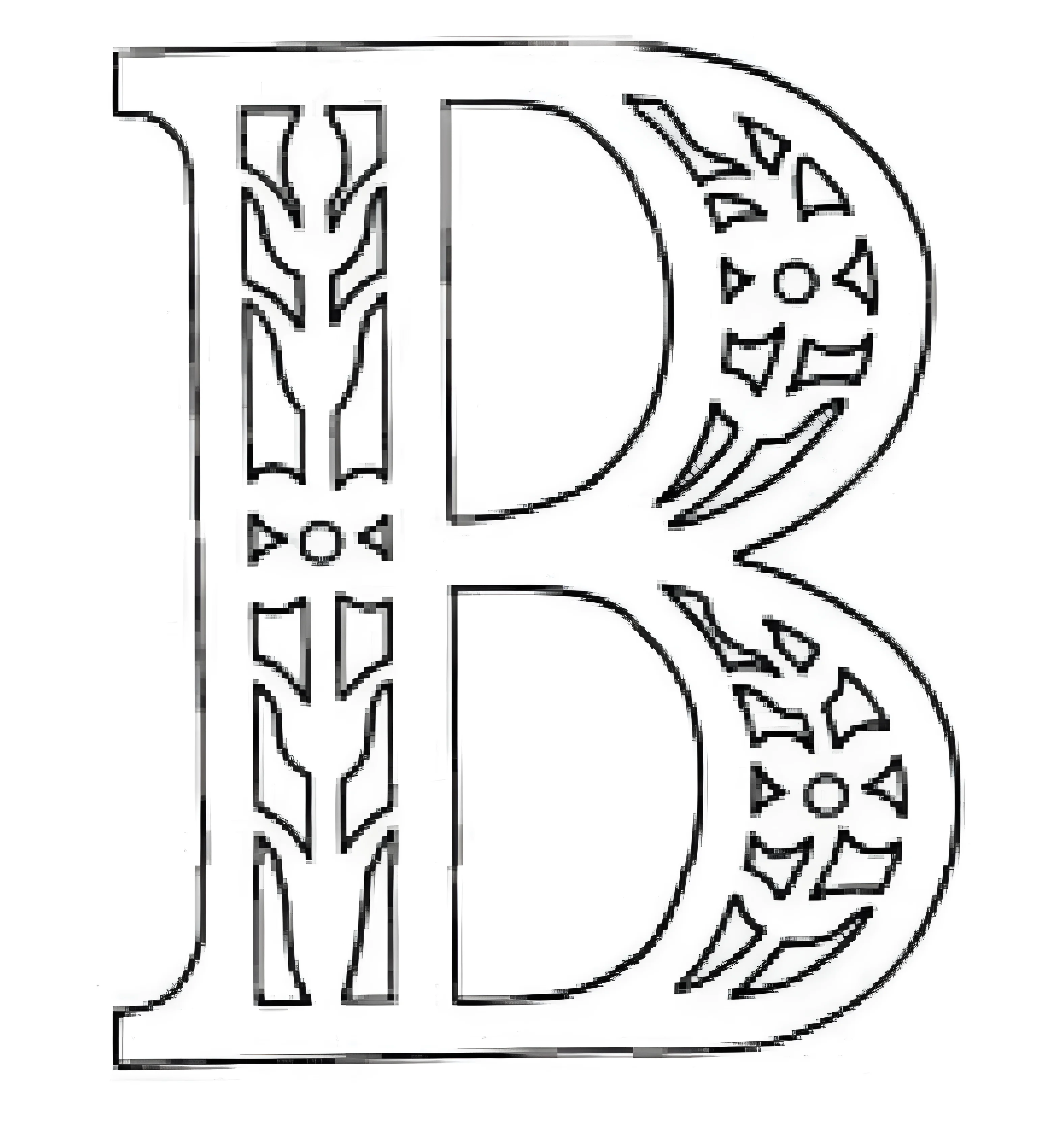 Резные буквы №5503. Шаблоны и вытынанки. Буквы, вытынанки с буквами, азбука.