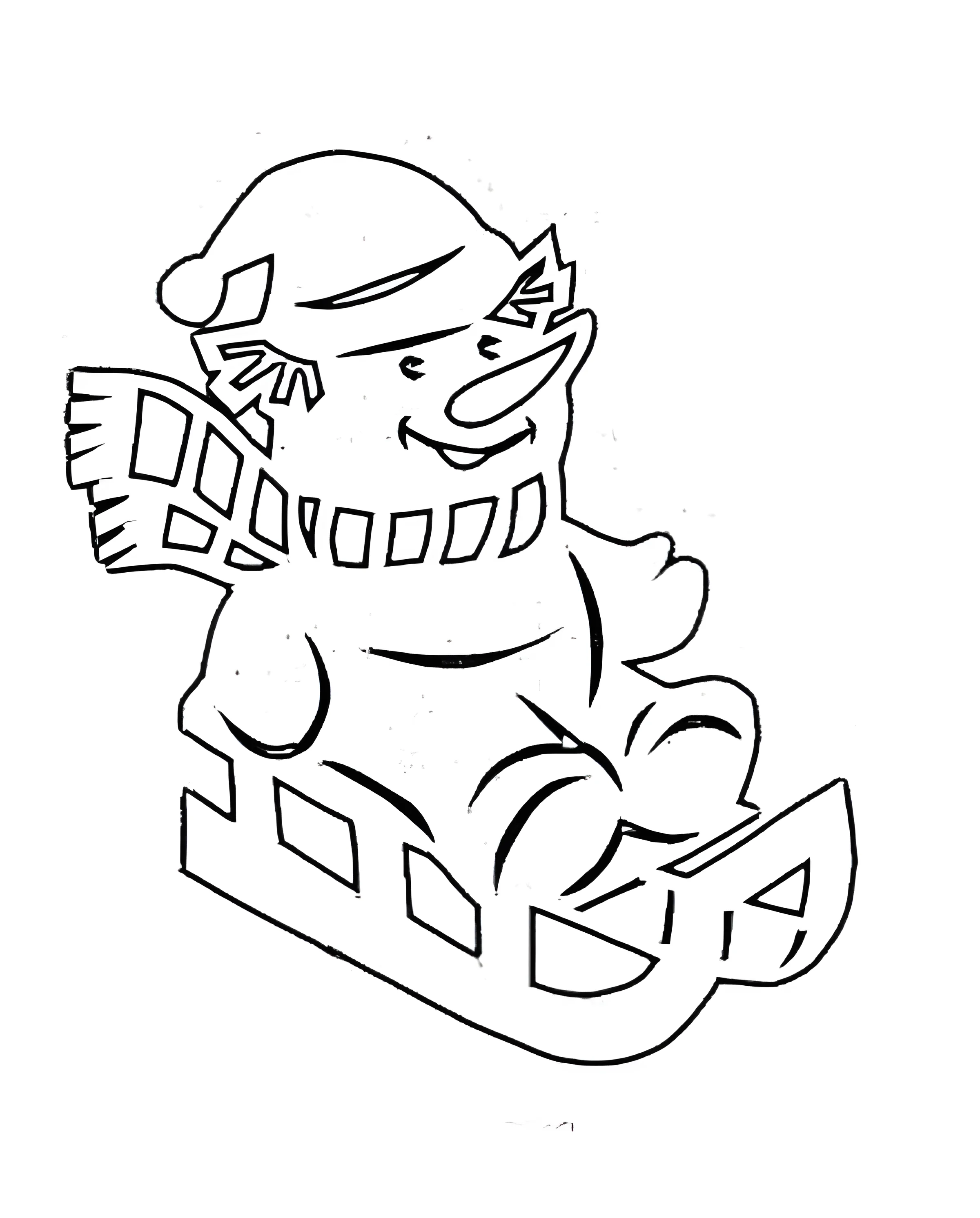 Трафареты на окна новогодние Снеговик №1511. Шаблоны и вытынанки. Новогодние вытынанки на новый год
.