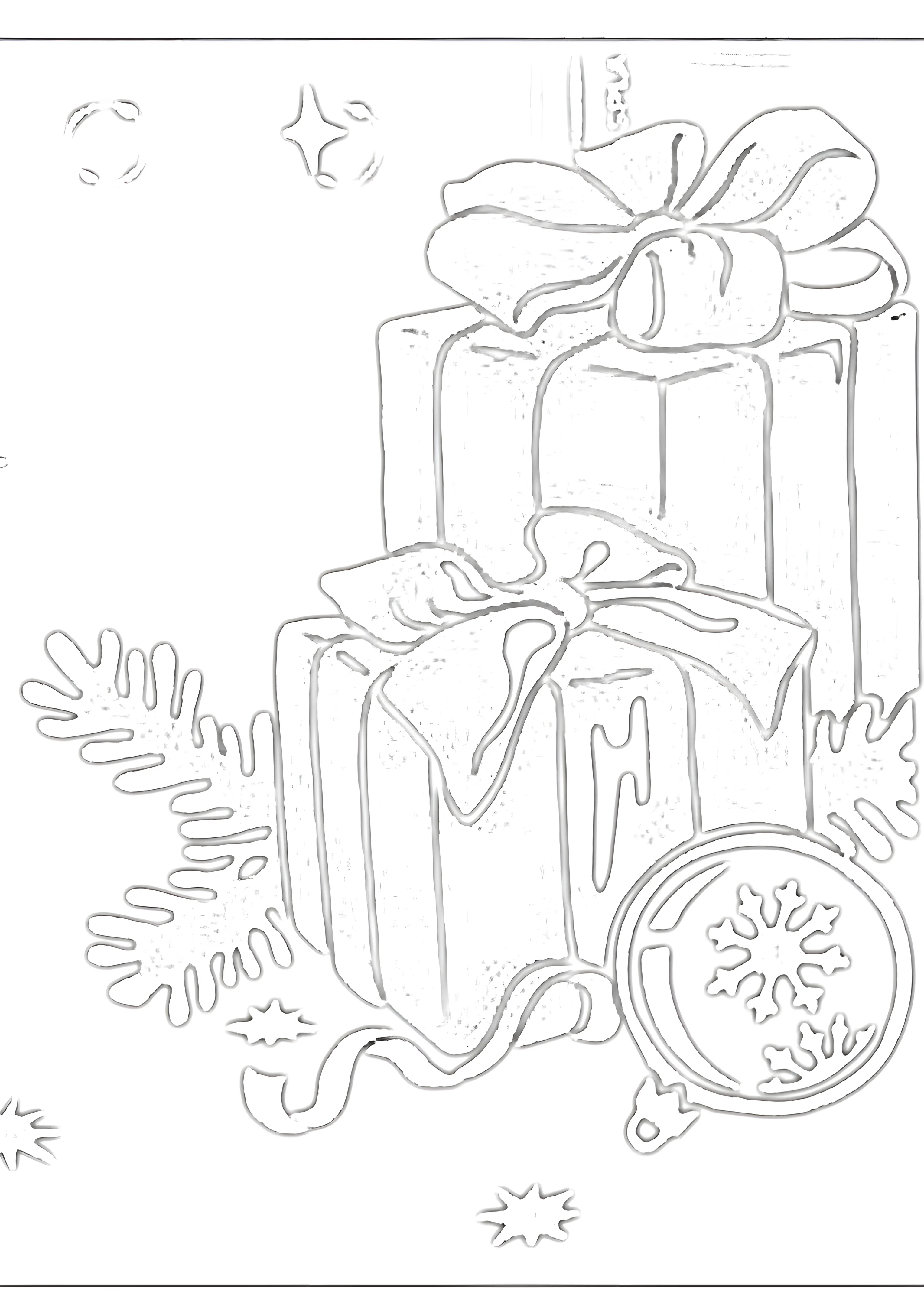 Елка раскраска №11789. Шаблоны и вытынанки. Вытынанки Ёлка.