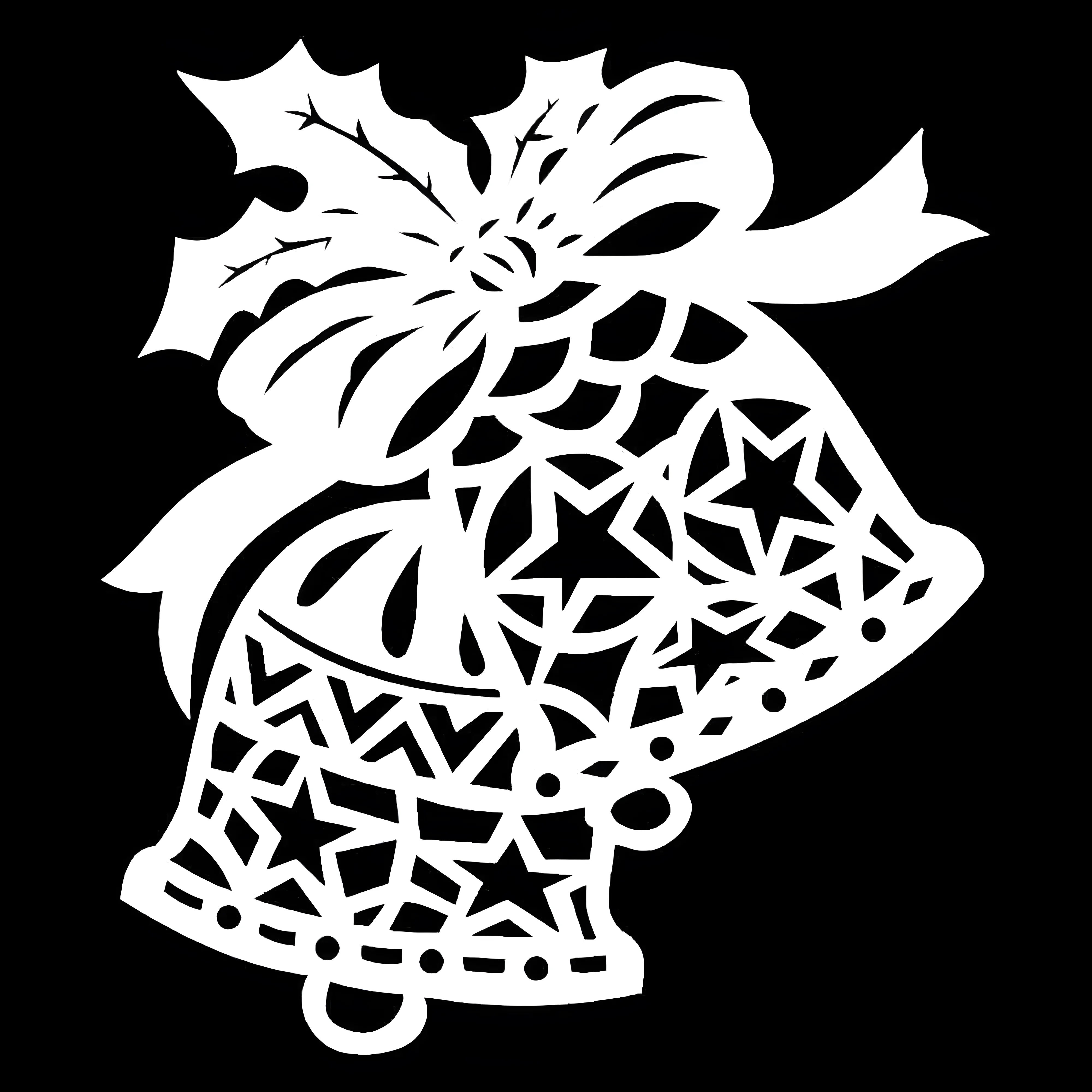 Новогодние трафареты на окна для вырезания №1116. Шаблоны и вытынанки. Новогодние вытынанки на новый год
.