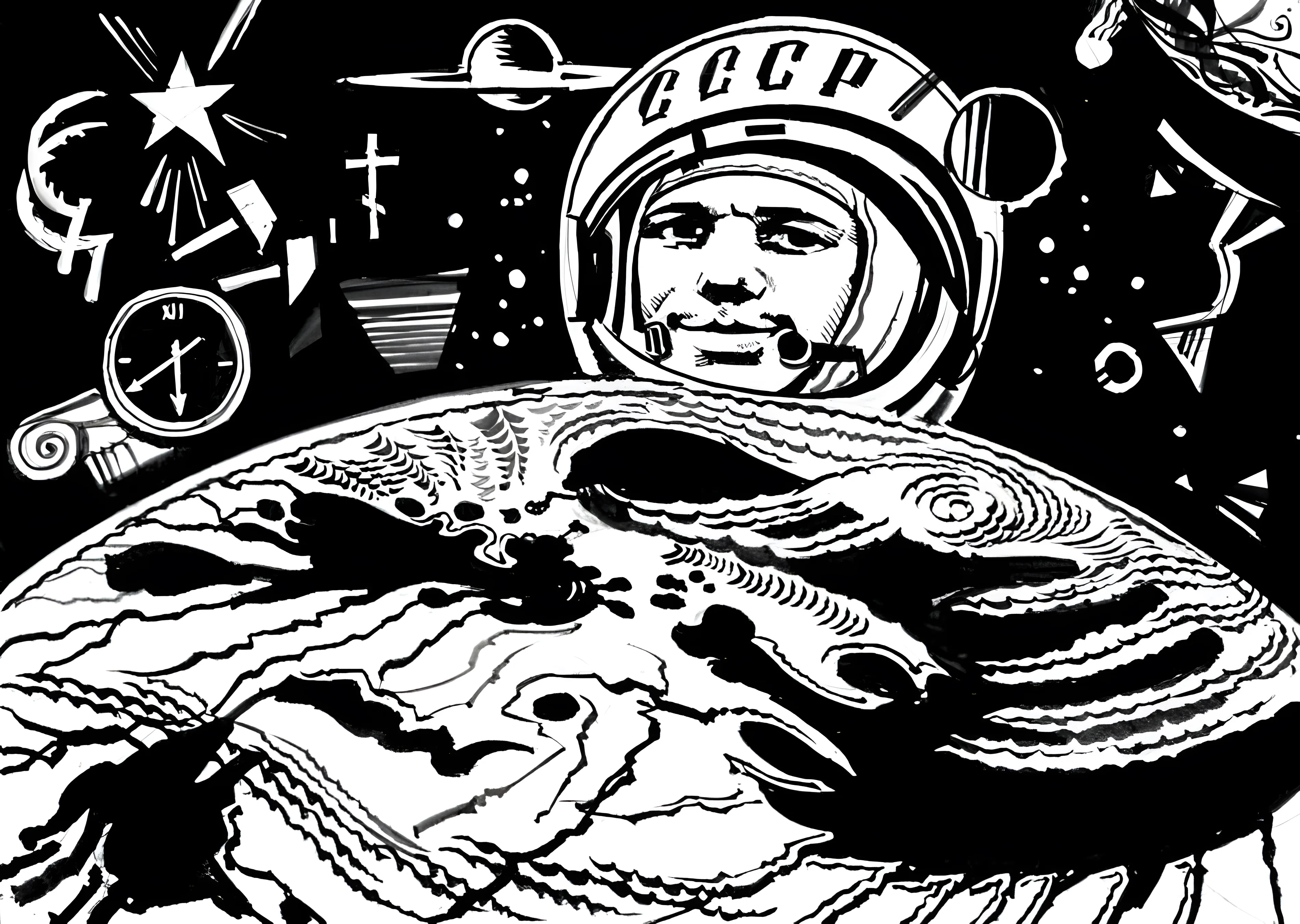 Вырезалки на тему космос. Гагарин. СССР №4151. Шаблоны и вытынанки. Космос, вытынанки на день космонавтики.