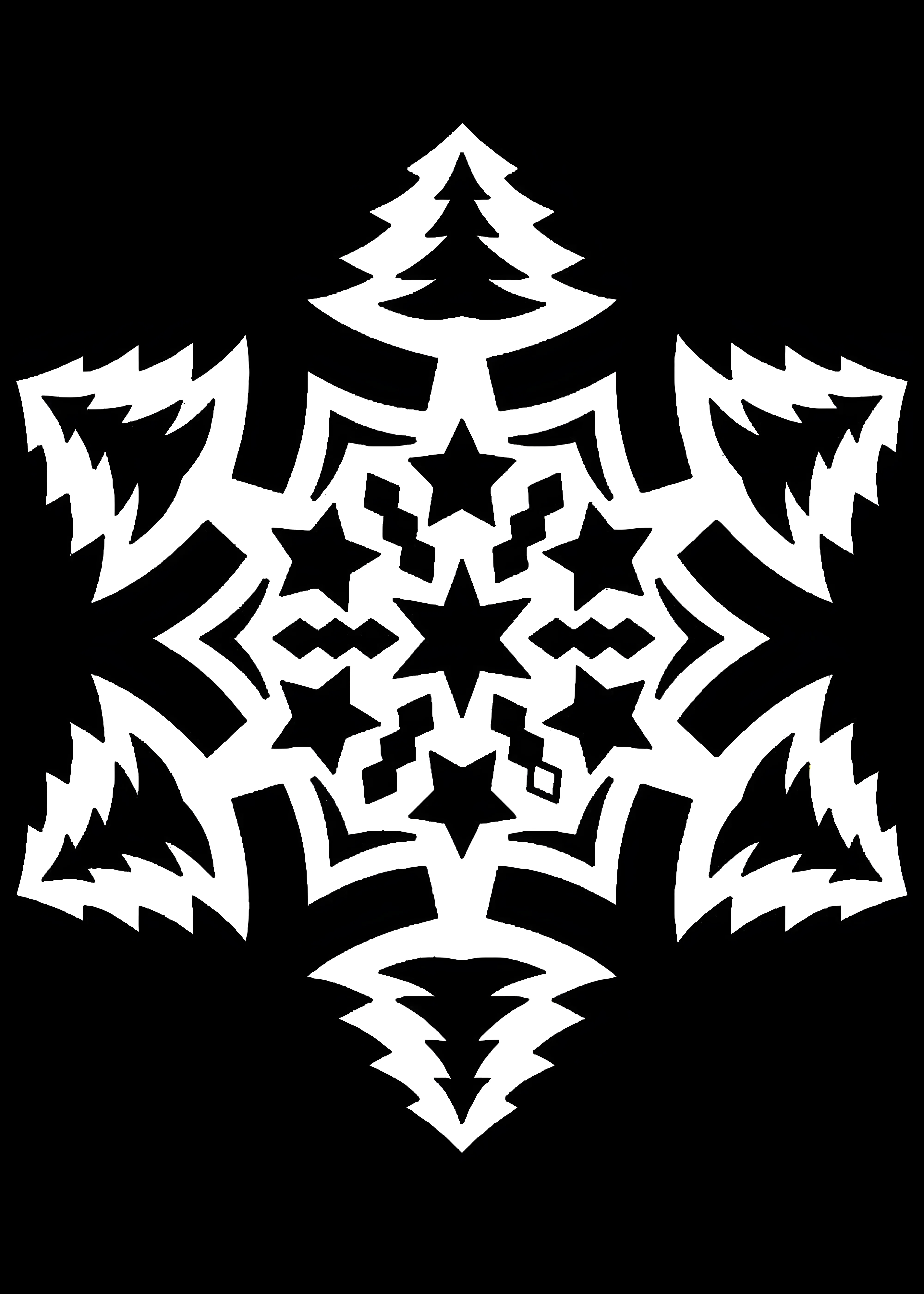 Новогодние вытынанки снежинки №1666. Шаблоны и вытынанки. Большие вытынанки снежинок
.