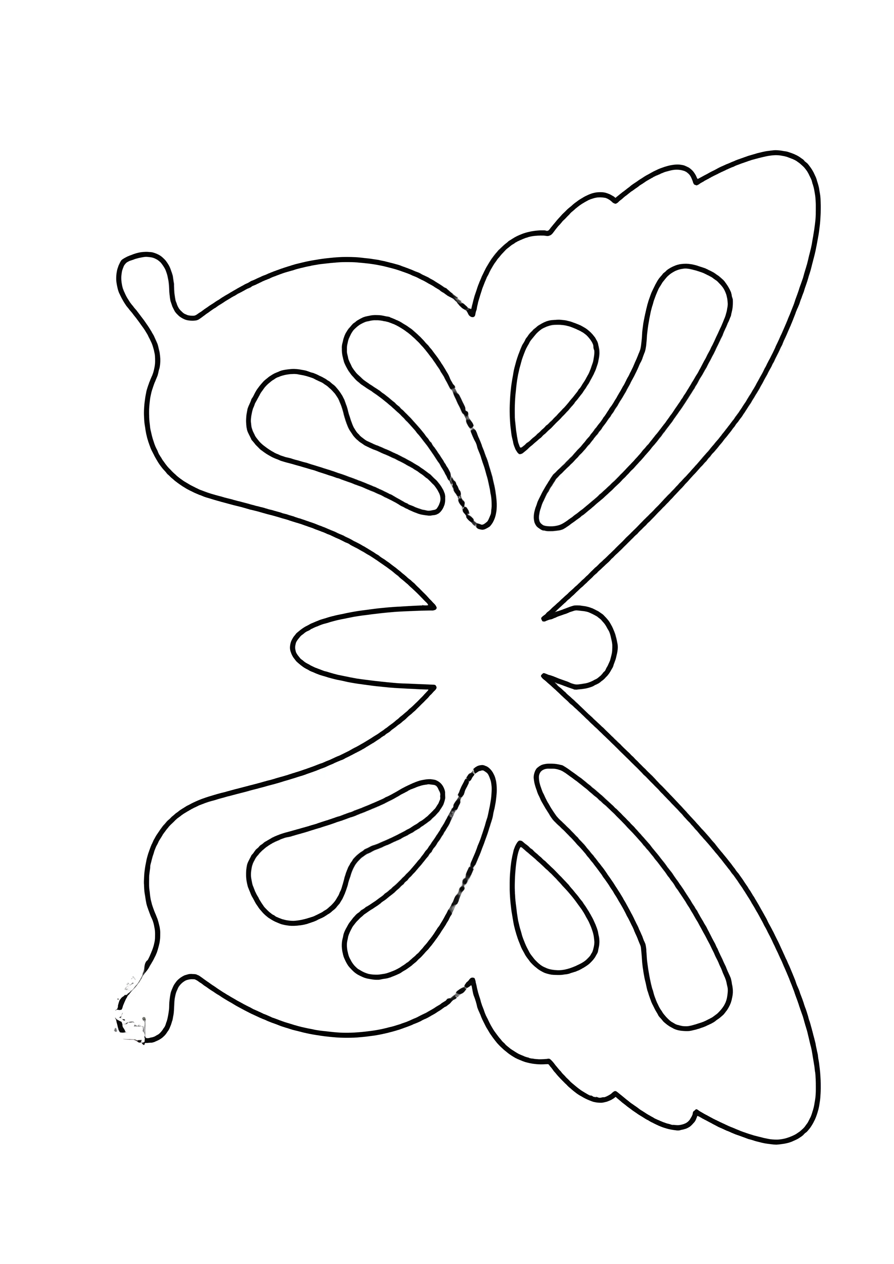 Бабочки на окно трафарет №4938. Шаблоны и вытынанки. Бабочки, вытынанки с бабочками.